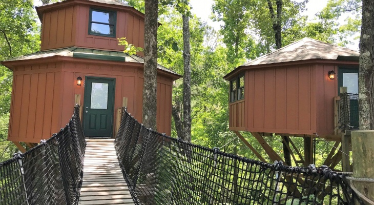 Treetop adventures at Historic Banning Mills