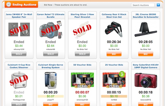 Buyer Beware: Penny Auction Sites Fool Shoppers