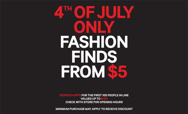 Celebrate the Fourth of July with a Whole New Wardrobe!