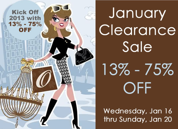Outrageous Interiors clearance sale: 13% – 75% off