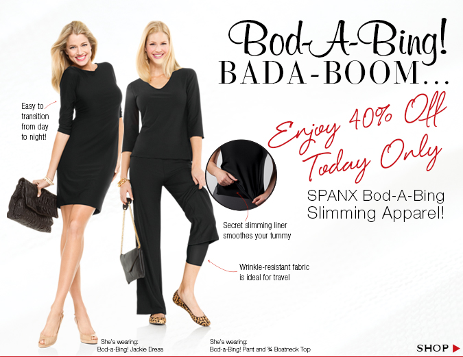 40% Off SPANX Slimming Apparel – Today Only!