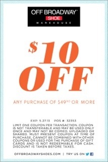 off broadway shoes coupon