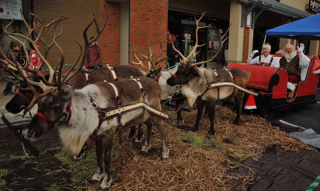 Santa’s Reindeer Visit Buckhead