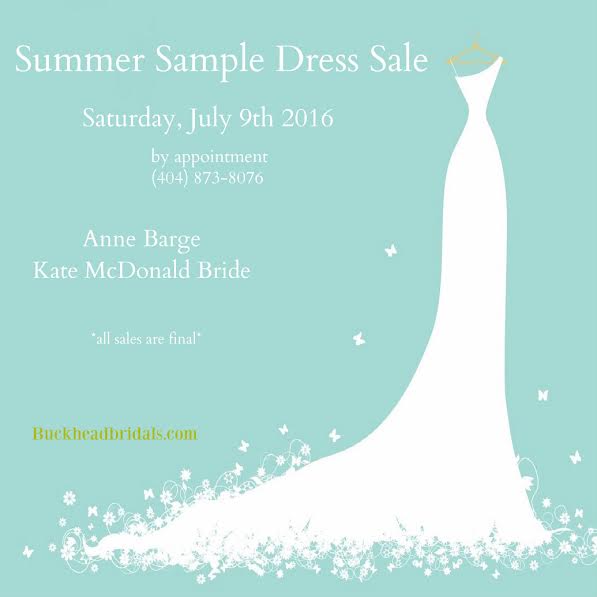 Bridal Sample Sale event