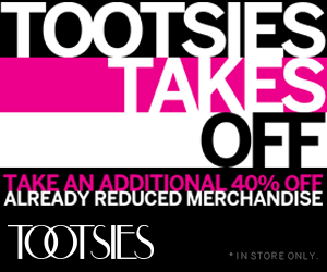 Wow! Up to 80% off at Tootsies – last 4 days