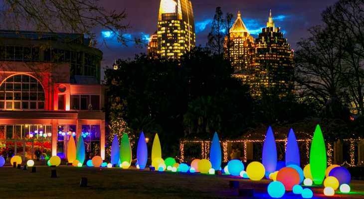 Garden Lights are back at Atlanta Botanical.