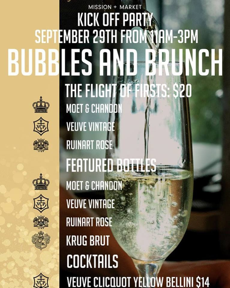 Bubbles + Brunch launch at Mission + Market