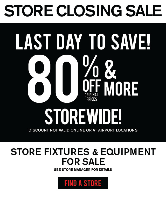 Final Day, Final Discounts at Brookstone