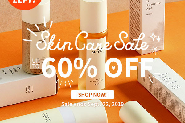 60% off Skin Care